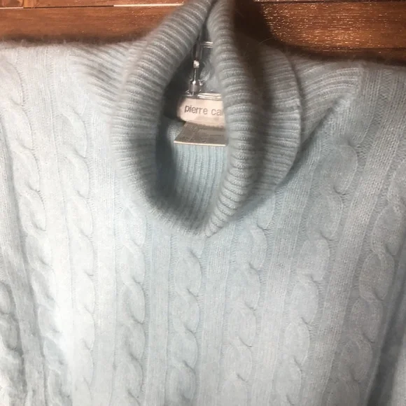 Pierre Cardin Angora rabbit hair and lambs wool blended womens sweater size M - Picture 7 of 10